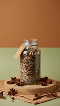 Forest bark apothecary bath soak jar