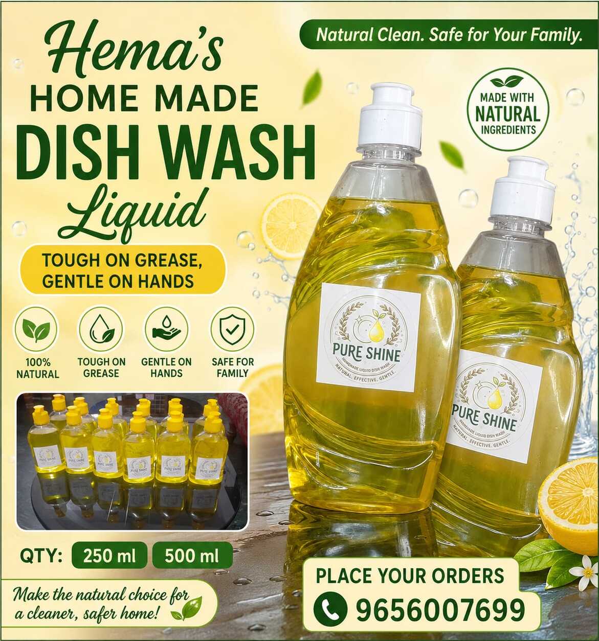 Homemade Dish Wash Liquid