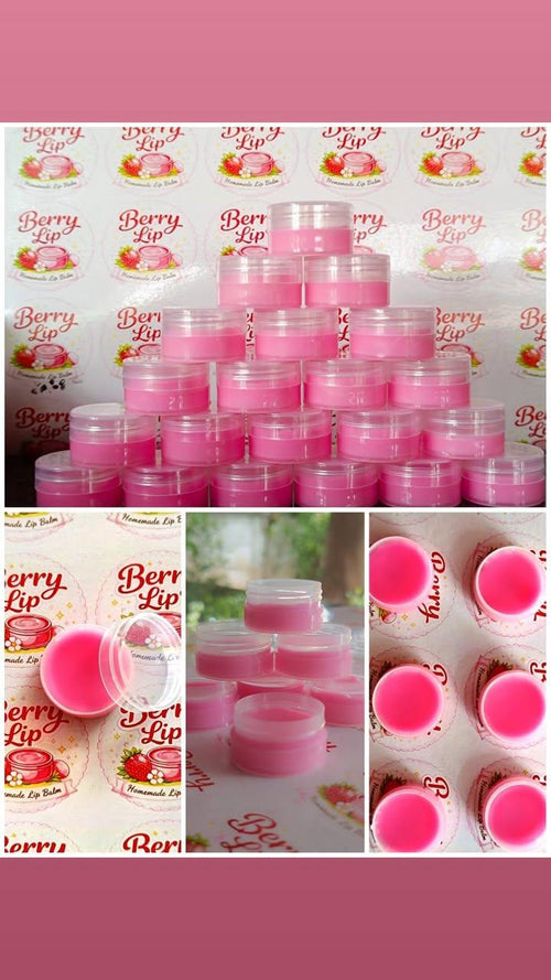 Hema's Berry Lip Balm - Handmade Natural Lip Care